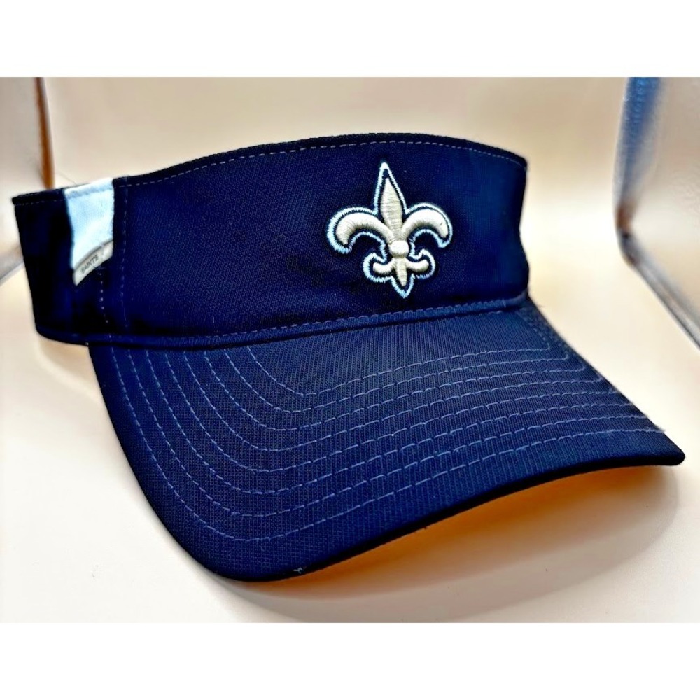 New Orleans Saints NFL Visor Cap Hat by New Era Black